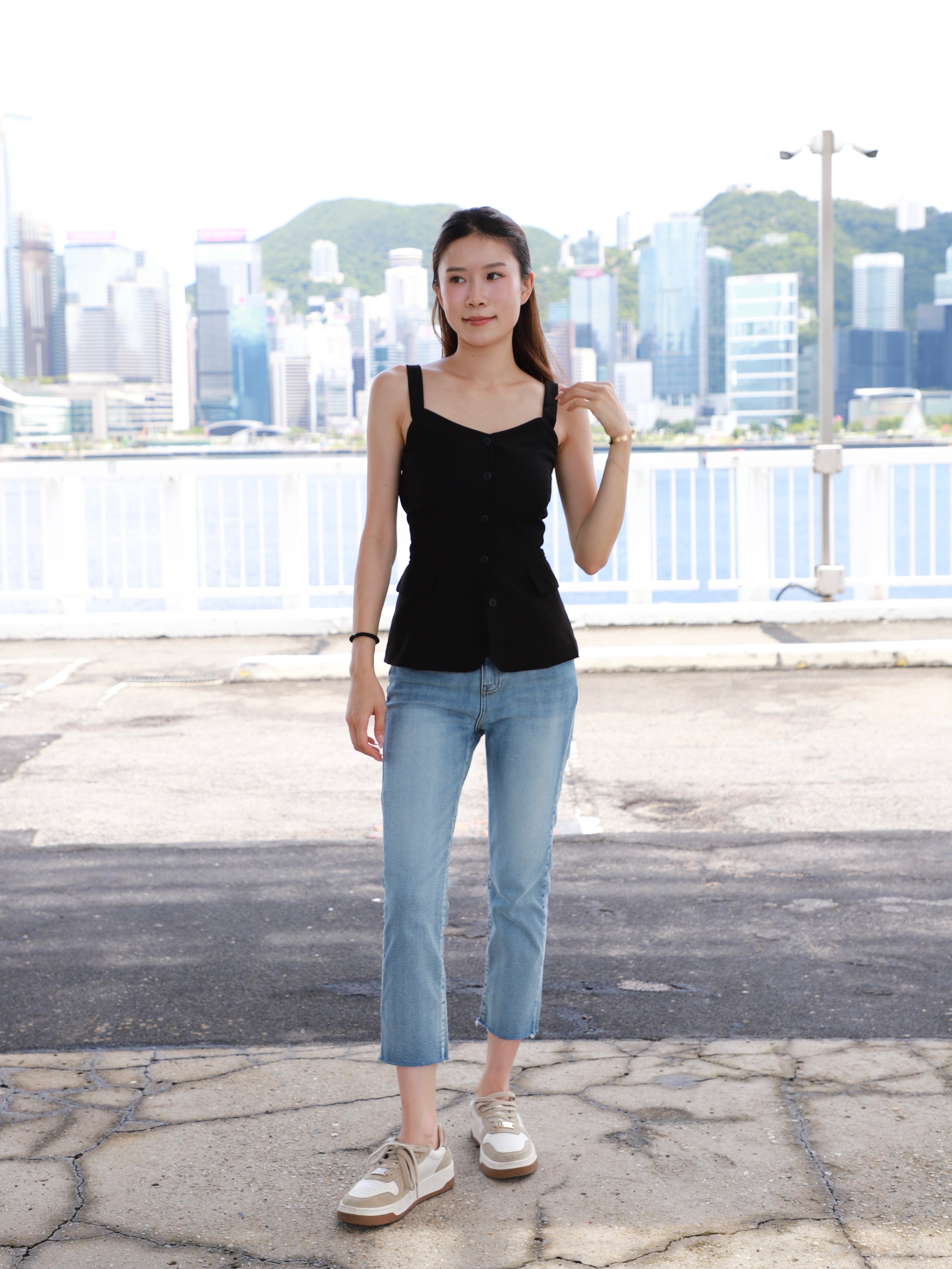 Blazer Like Tank Top