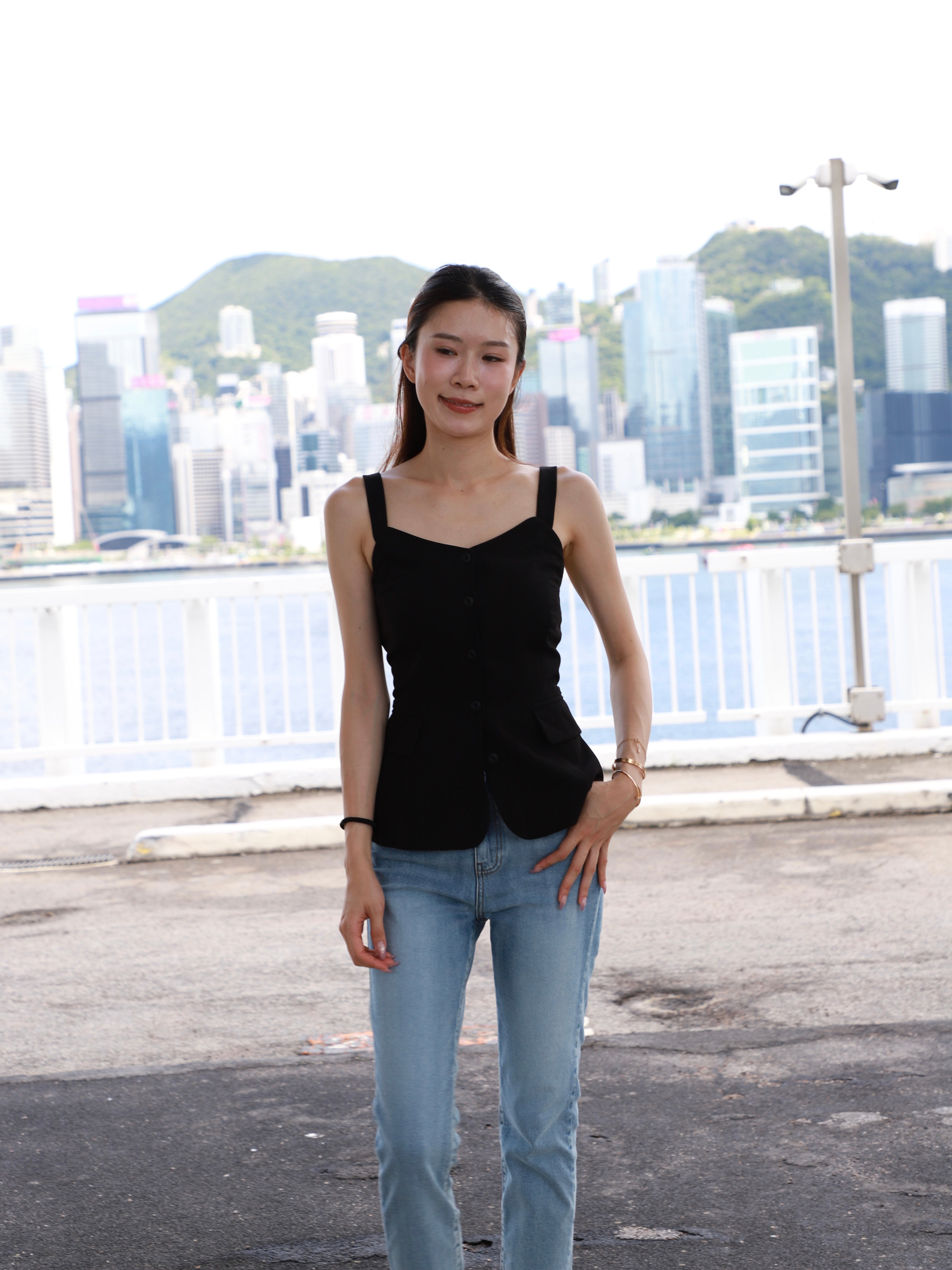 Blazer Like Tank Top