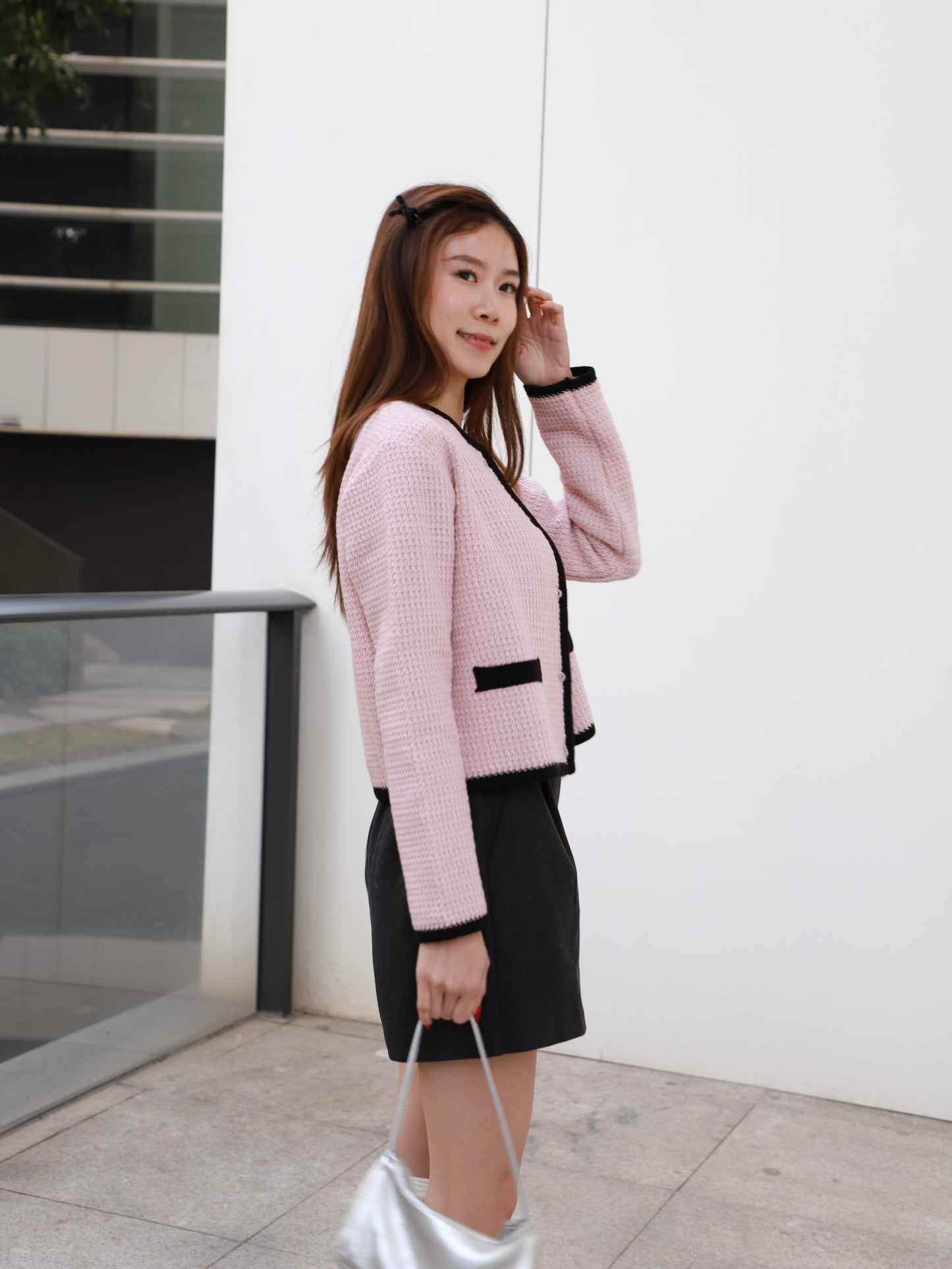 Pinky Outline Cardigan