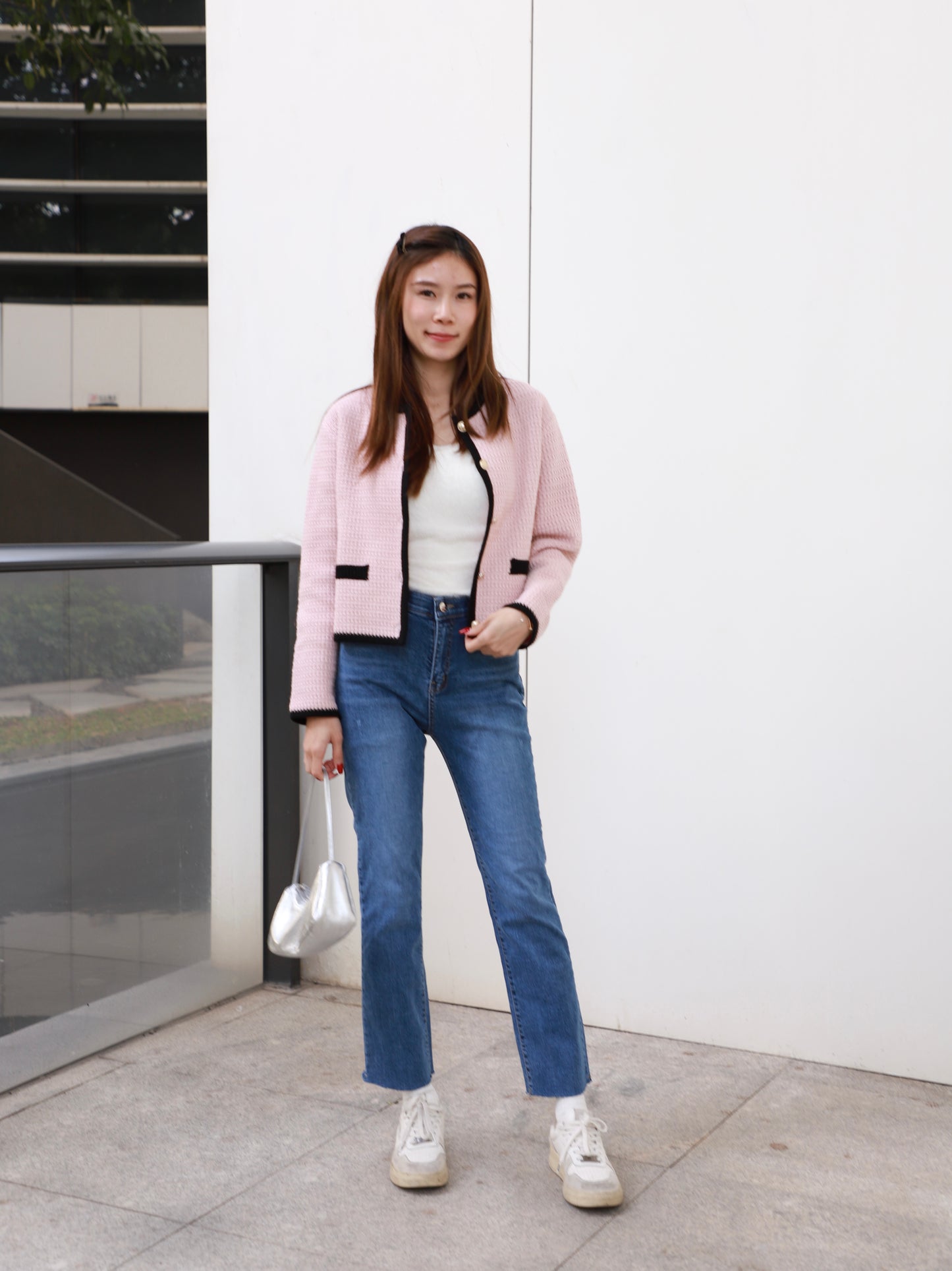 Pinky Outline Cardigan