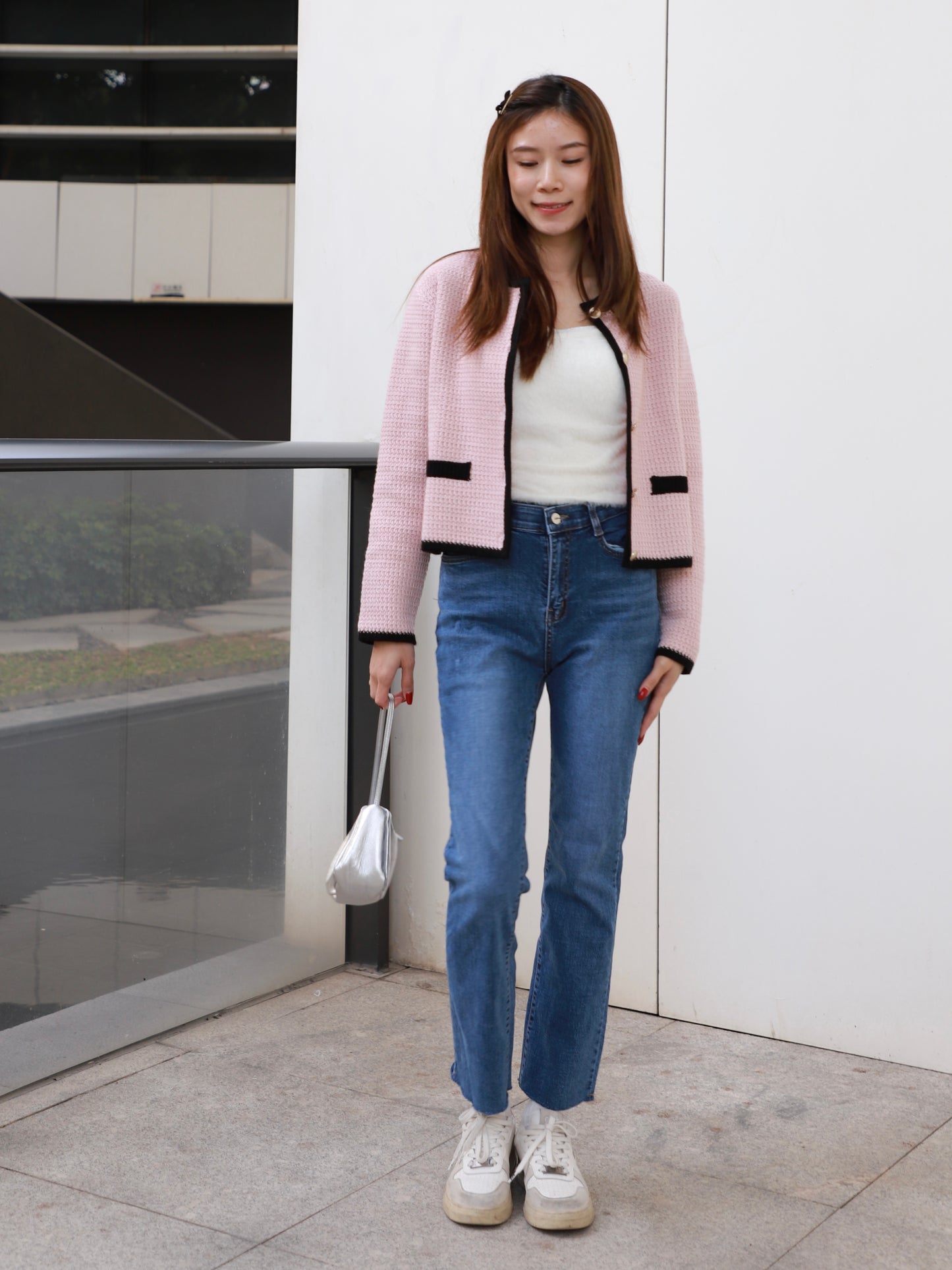 Pinky Outline Cardigan