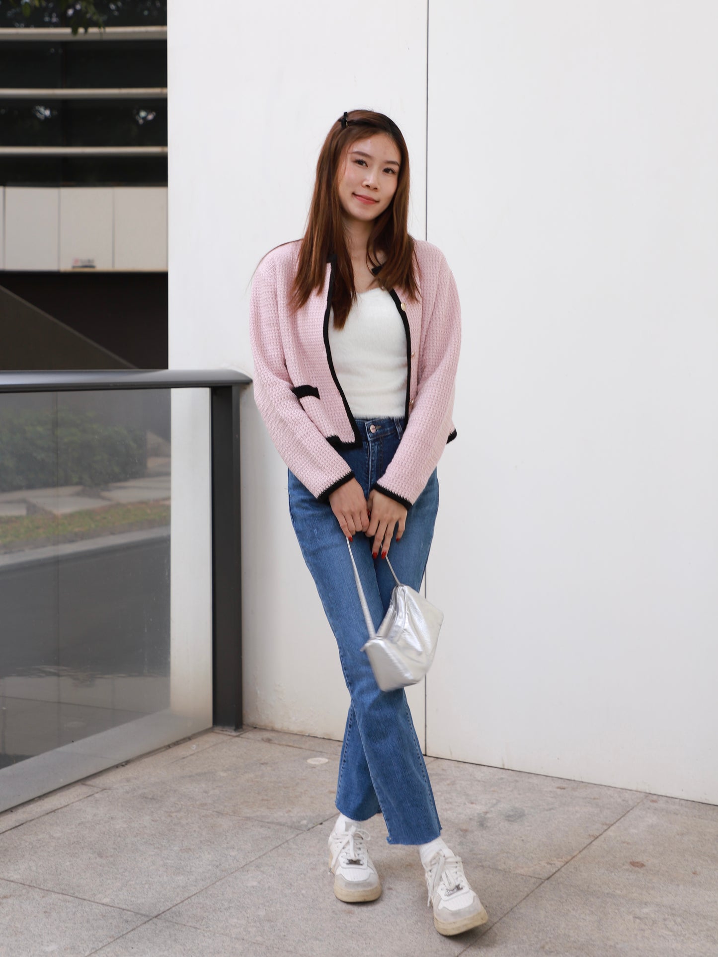 Pinky Outline Cardigan