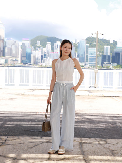 Linen Striped Summer Pants