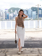 Tofu Comfy Maxi Slit Skirt