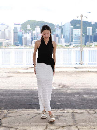 Tofu Comfy Maxi Slit Skirt