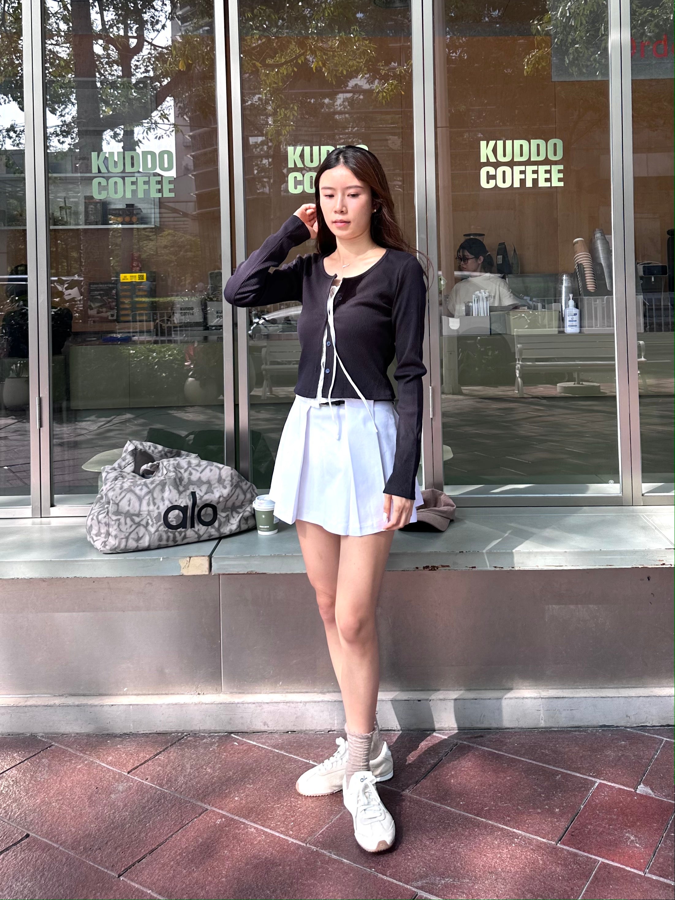 Lace Cotton Double Cardigan