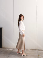 Pearl Tied Long Sleeves Shirt