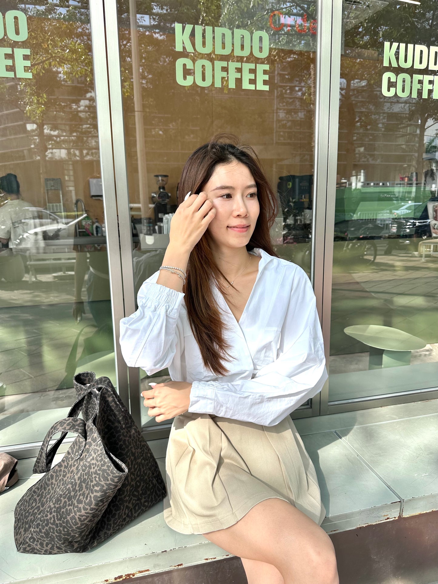 Oversized Big Pockets Shirt Top