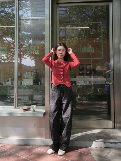 Whole Ruffles Long Sleeves Top