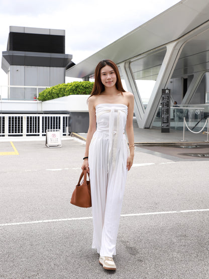 Lace Tube Top & Pants Set