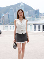 White Layered Skirt