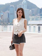 White Layered Skirt