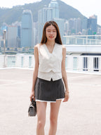 White Layered Skirt