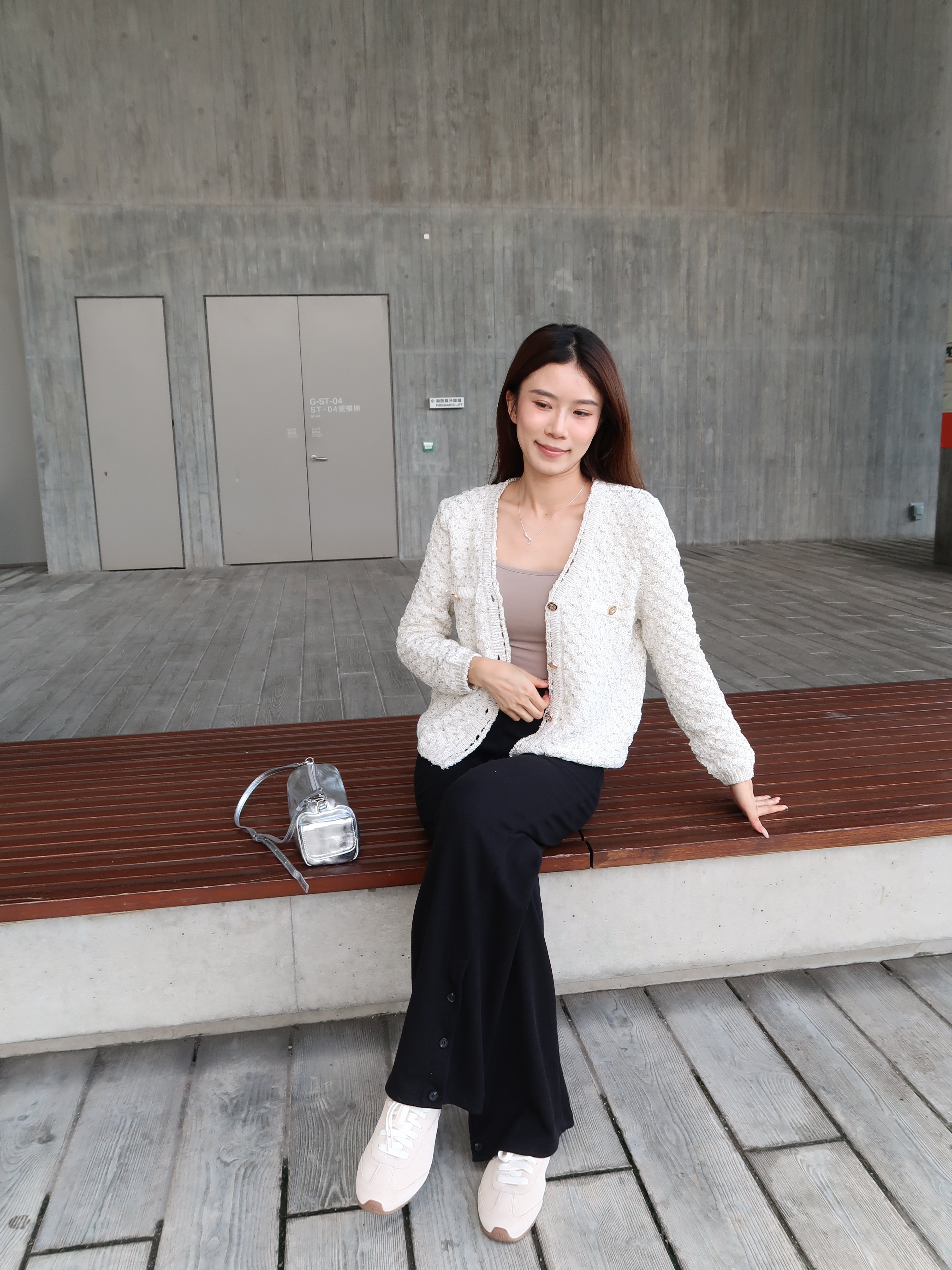 Bling Bling Tweed Cardigan