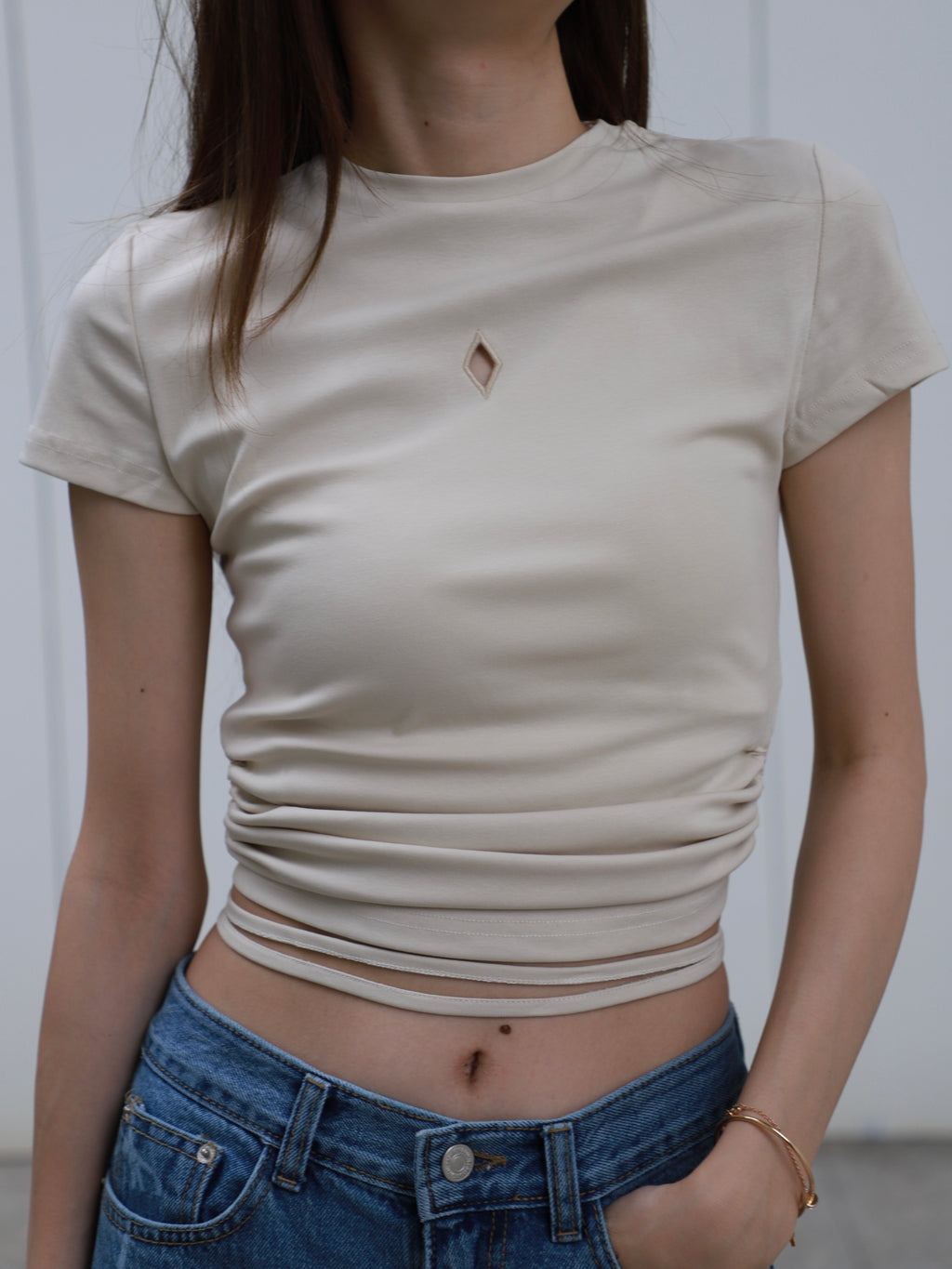 Hole & Tied T Shirt