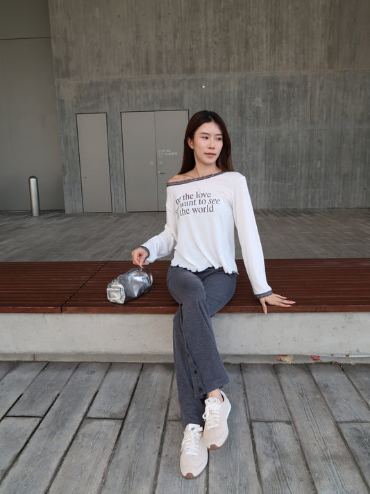 Lace Long Sleeves Top