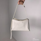 Real Leather Flap Bag