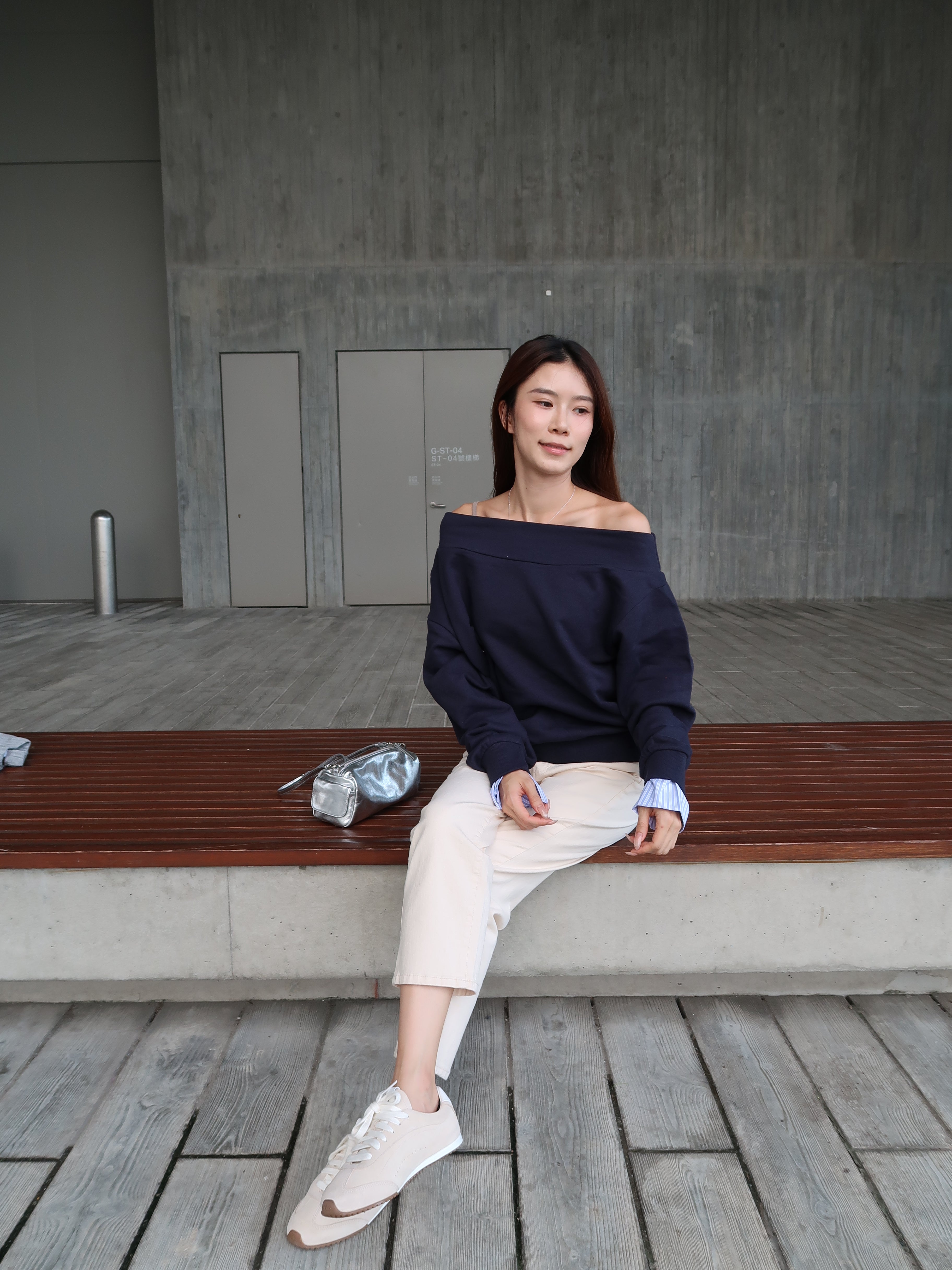 Mix Shirt Sleeves Sweater