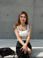Outlined Flexible Tank Top