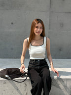 Outlined Flexible Tank Top