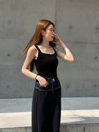 Outlined Flexible Tank Top