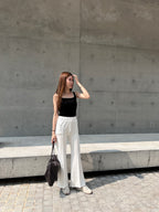 Cotton Flexible Pants Summer