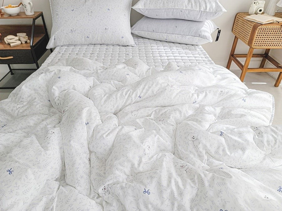 韓國天絲棉被比熊狗狗（一年四季）