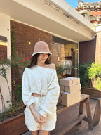 Tweed Top & Skirt Shorts Set