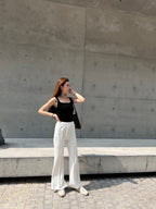 Cotton Flexible Pants Summer