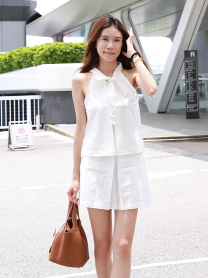 Shirt Like Ribbon Tank & Shorts Set