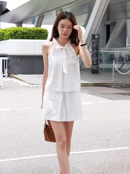 Shirt Like Ribbon Tank & Shorts Set