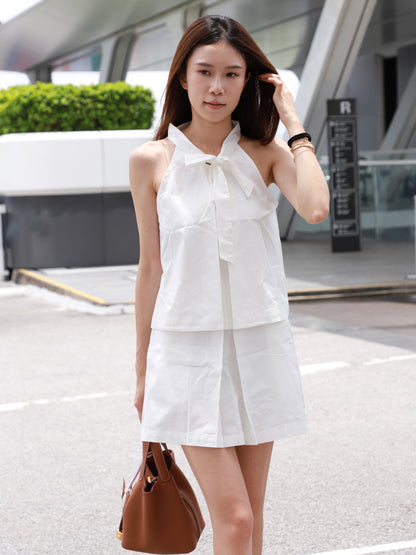 Shirt Like Ribbon Tank & Shorts Set