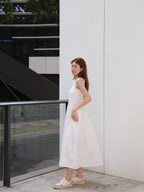 Cotton Tank Shirt Maxi Dress