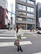 Cargo Slit Skirt Short