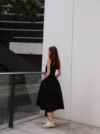 Cotton Tank Shirt Maxi Dress