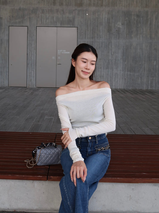 Bling Bling Wool Long Sleeves Top