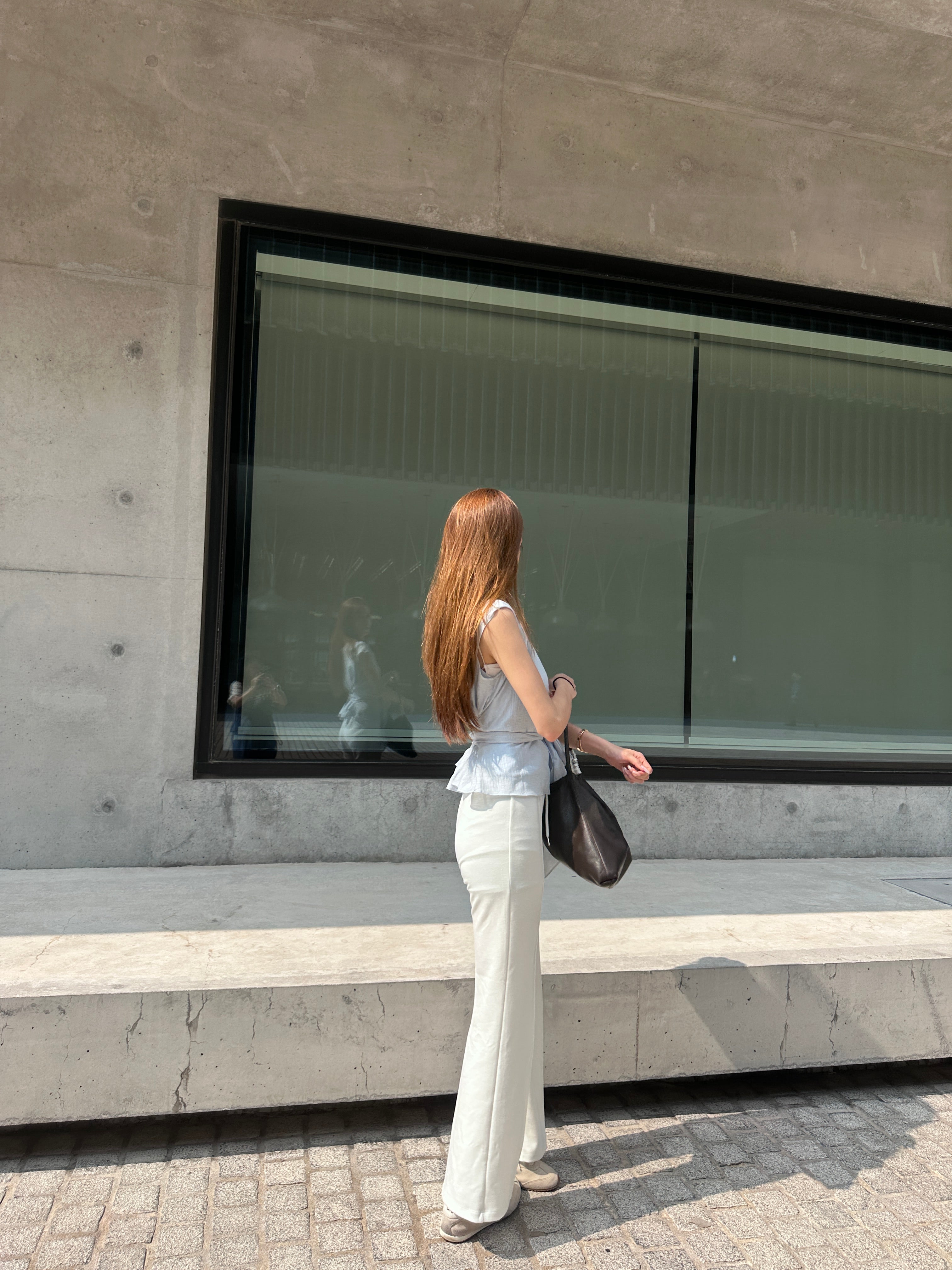 Cotton Flexible Pants Summer