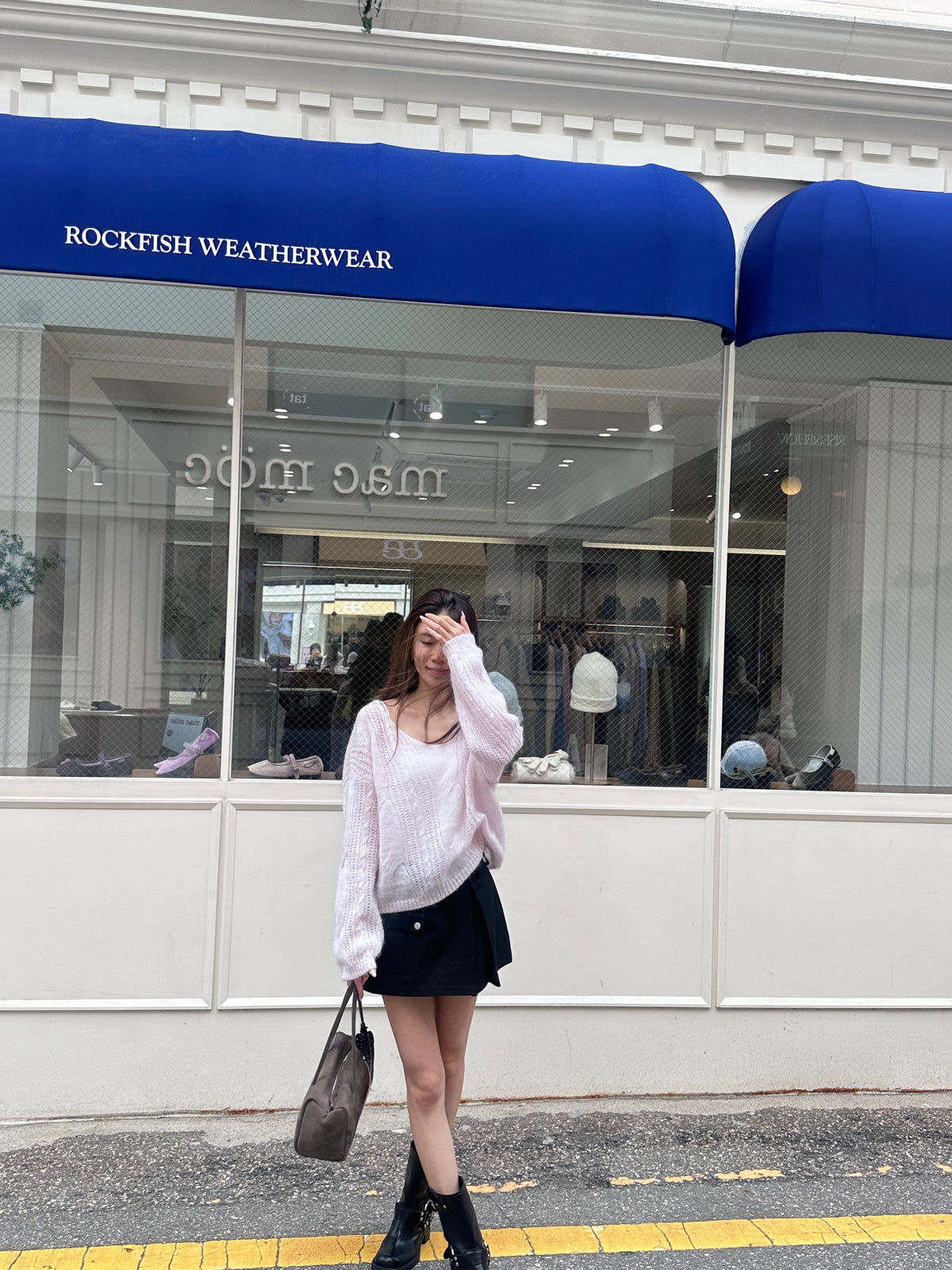 Mohair Knitted Soft Sweater