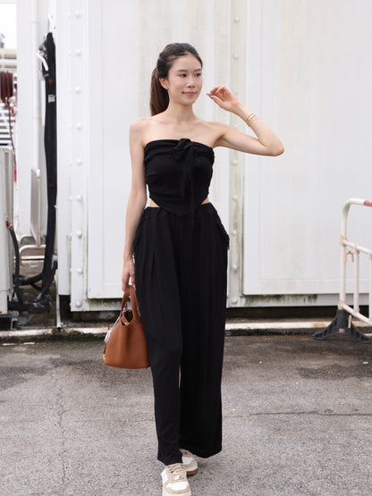 Lace Tube Top & Pants Set