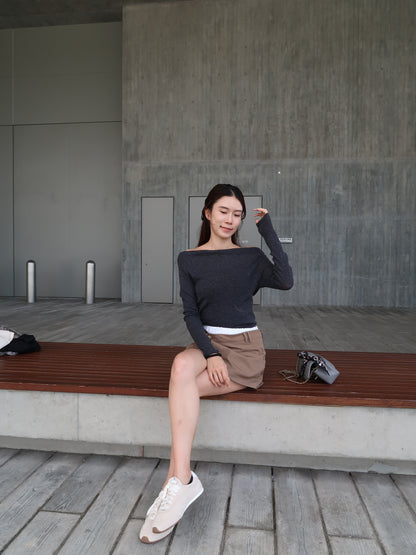 Bling Bling Wool Long Sleeves Top