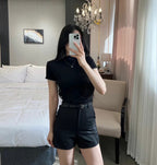 Chiffon Shorts with belt