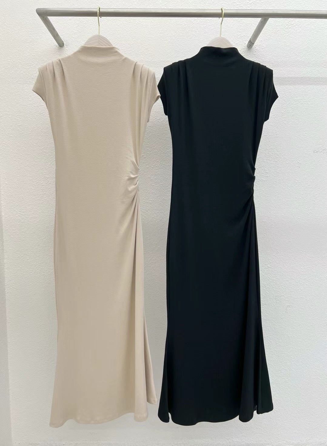 Turtle Neck Maxi Dress