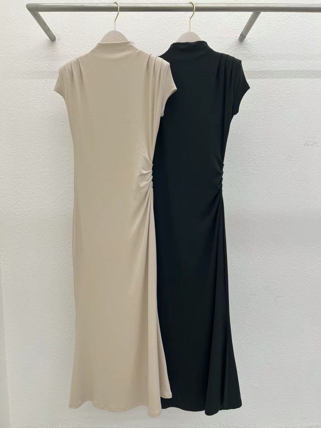 Turtle Neck Maxi Dress