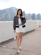 Striped Ruffles Cardigan