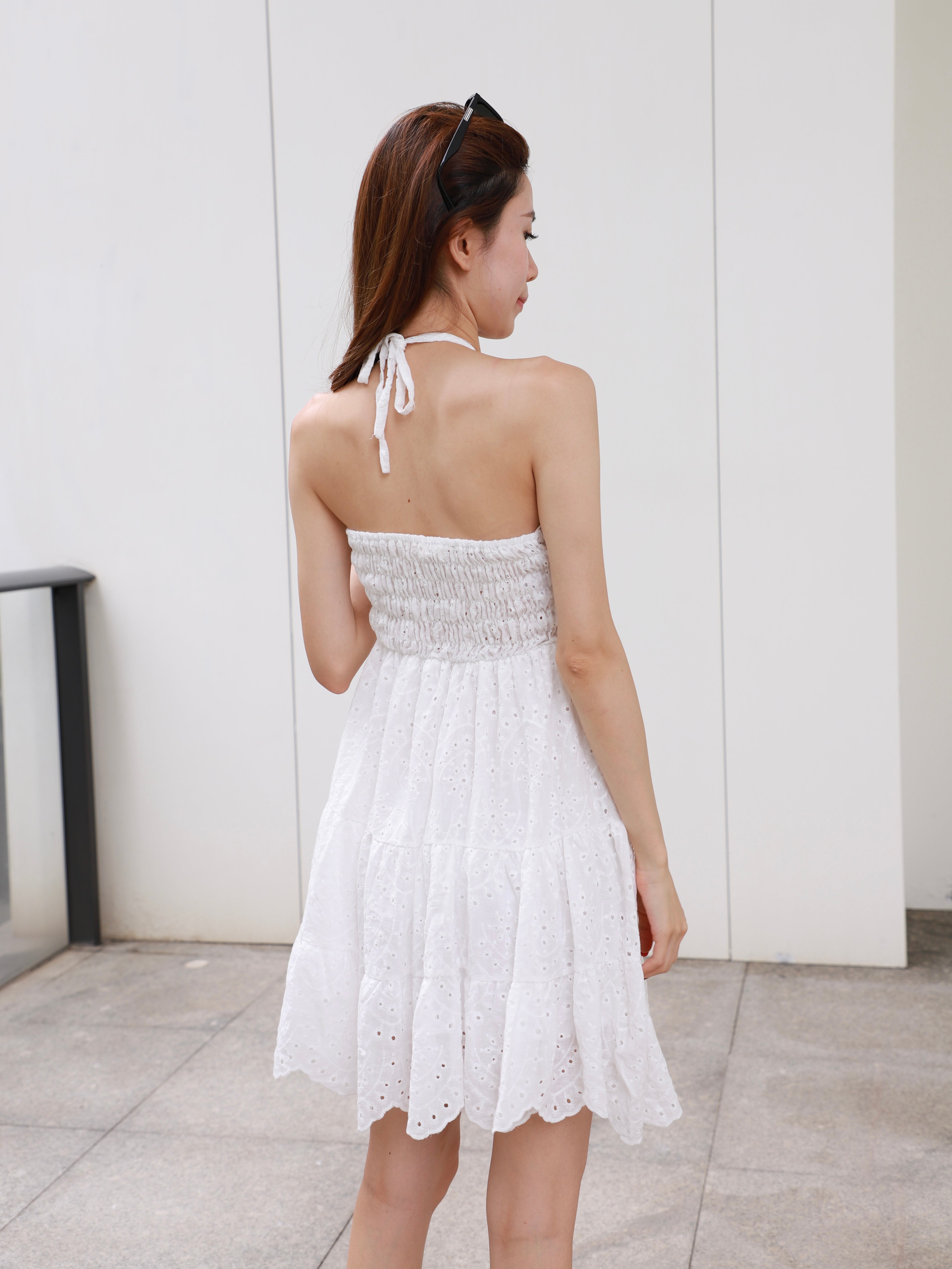 Chamomile Tied Shoulder Maxi Dress