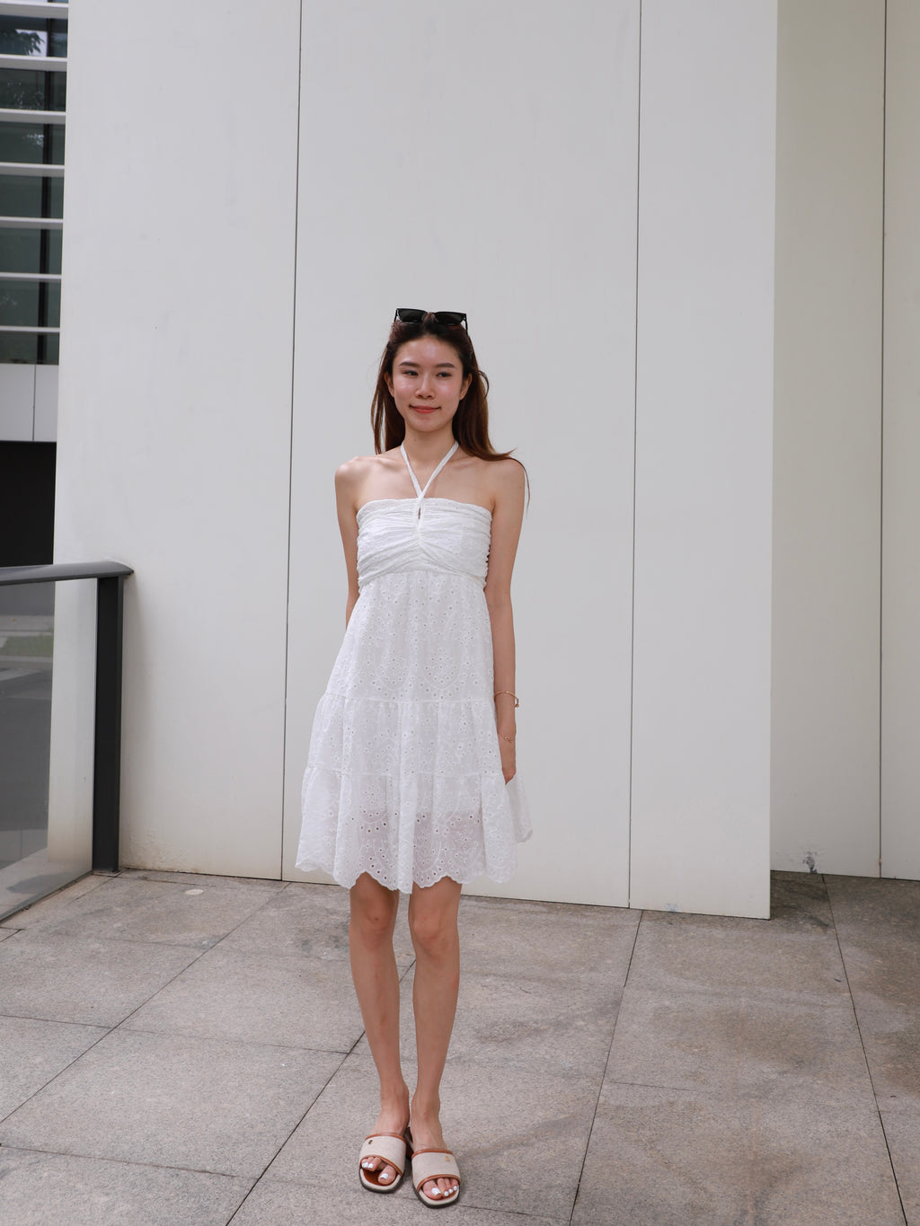Chamomile Tied Shoulder Maxi Dress