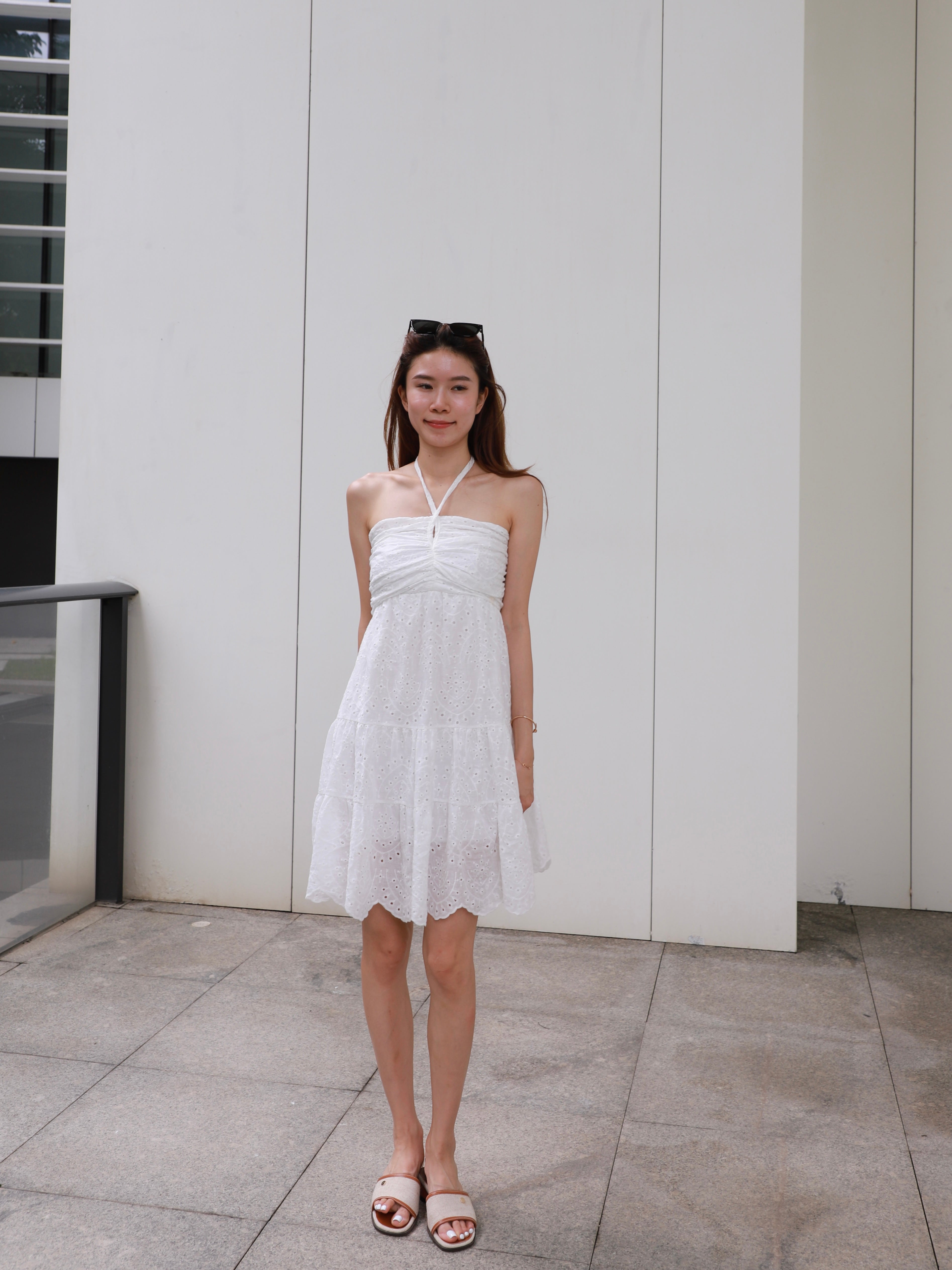 Chamomile Tied Shoulder Maxi Dress