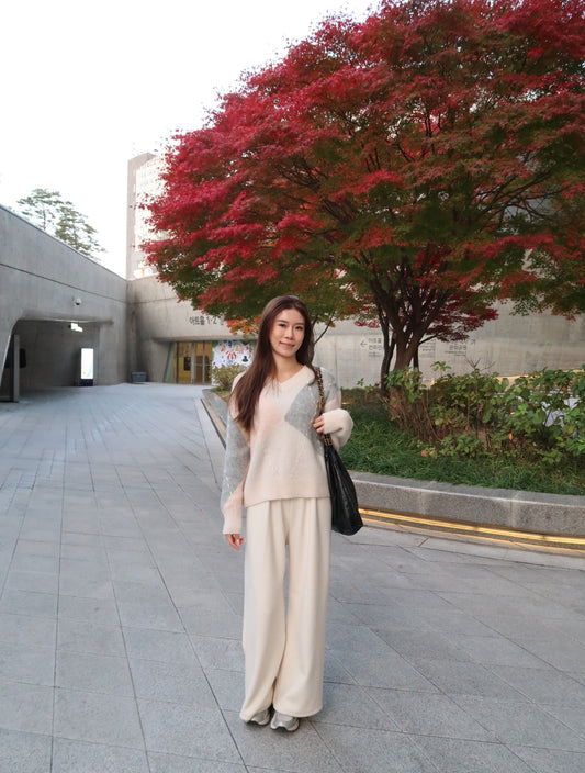 Mohair Wool Pink Sweater