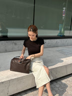Dotted Cotton T Top