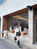 Chain Knee High Boots